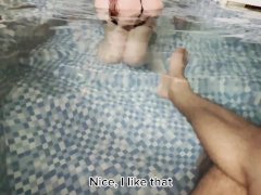 Swimming coach seduced a student and fucked her