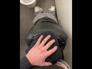 Preview 1 of Girl gets fucked in public school bathroom