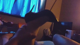 The best moments of foot fetish. Fucking sneakers, heels and feet