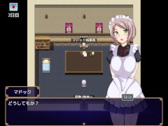 【#01 エロゲーム第三王女レナの秘密（体験版）実況】巨乳メイドが執事長にフェラで口内射精させられる…ファンタジー同人エロゲーム） 10/16