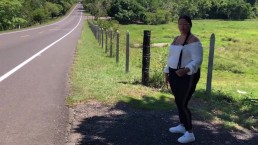 fucking a stranger for money on a public road