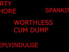 DIRTY DUMB FUCK WHORE (AUDIO ROLEPLAY) DADDY DOM ROUGH FUCKING