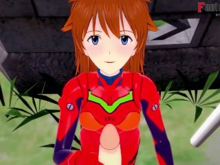 redhead, anime, eva, animation