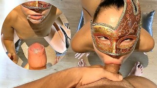 My Stepsis Gives Me a Deep Throat Until I Come In Her Mouth