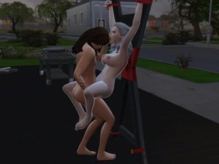 bondage, sims, anal sex, pussy licking