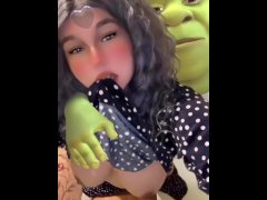 Shrek fucked my tight asshole