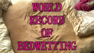 AMATEUR BEDWETTING WORLD RECORD I've Peed In My Bed Over 65 Times