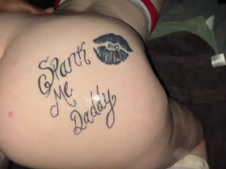 big oiled ass, interracial, oiled anal, female orgasm