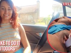 Ersties - Serina Squirts While Masturbating in Public