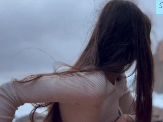 mamadas caseras, pov, small tits, beach