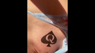 Danish Snowbunny Snowwhitedk Shows Off Her Qos Tattoo