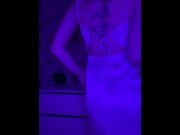 Preview 3 of passionate dancing in a satin dress, do you like it?
