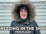 Sneezing in the Snow FREE Trailer Lucy LaRue @LaceBaby