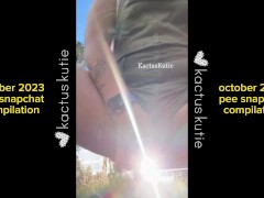 october 2023 pee snapchat compilation
