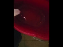 Piss in the bucket romantic candle and load moan