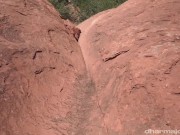 Preview 1 of Hiking in the desert turns into a Fuckfest with AARON STONE