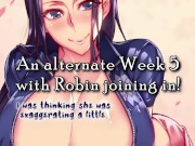 Preview 4 of [Voiced Hentai JOI Teaser] Nami's No Nut November - Week 5 - Featuring Robin [Femdom, Gangbang]