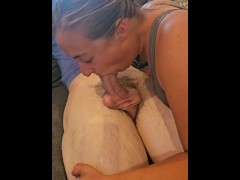 Lost a bet had to suck my friend's dick