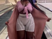 Preview 1 of See Through Shorts In The Grocery Store - Tila Totti