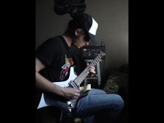 Metal man play Pantera Walk Solo