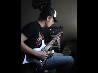 vertical video, guitar, metal, solo male