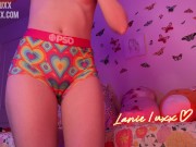 Preview 5 of Jack Off To Me - Redhead eGirl PSD Underwear Fully Nude Tryon 2