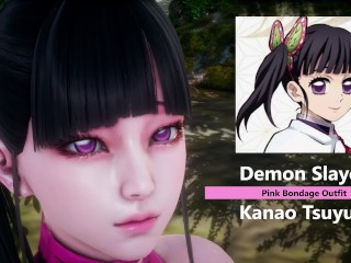 Demon Slayer - Kanao Tsuyuri × Pink Bondage Outfit