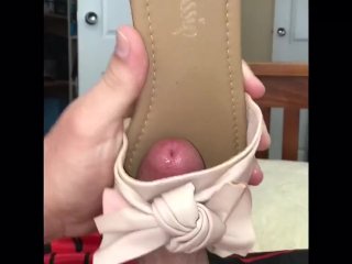 big cumshot, amateur, sandals, cum