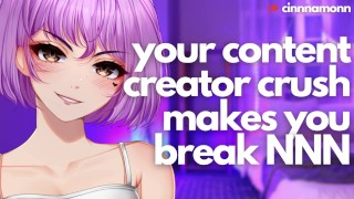 Seu criador de conteúdo Crush faz você quebrar a NNN em uma chamada | RPG DE ÁUDIO ERÓTICO ASMR | JOI