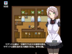 【#02 エロゲー第三王女レナの秘密(体験版)実況】金髪爆乳女姫騎士が野外で中出しセックスされてしまい・・・ファンタジー同人エロゲー) - Screenshot 11 of 16 - Hentai Game