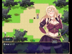 【#02 エロゲー第三王女レナの秘密(体験版)実況】金髪爆乳女姫騎士が野外で中出しセックスされてしまい・・・ファンタジー同人エロゲー)