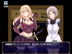 【#02 エロゲー第三王女レナの秘密(体験版)実況】金髪爆乳女姫騎士が野外で中出しセックスされてしまい・・・ファンタジー同人エロゲー) - Screenshot 16 of 16 - Hentai Game