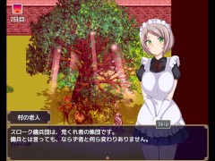 【#02 エロゲー第三王女レナの秘密(体験版)実況】金髪爆乳女姫騎士が野外で中出しセックスされてしまい・・・ファンタジー同人エロゲー) - Screenshot 2 of 16 - Hentai Creampie