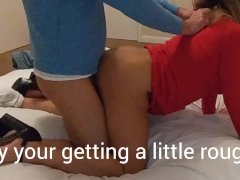 Fuck me harder! If she's going to cheat she wants to get pounded deep-Sexy Dirty talk hotwife