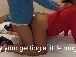 "fuck me Harder!" if she's going to Cheat she wants to get Pounded Deep-sexy Dirty Talk Hotwife