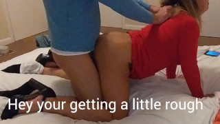 "Fuck me harder!" If she's going to cheat she wants to get pounded deep-Sexy Dirty talk hotwife