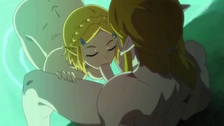 Blonde chica folla en la piscina - Hentai Animación sin censura
