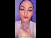 Preview 5 of Sucking and masturbate the dildo thinking it's your cock