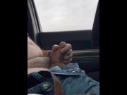 Preview 4 of Almost caught masturbating in a busy parking lot