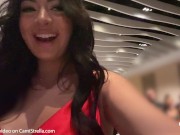 Preview 2 of Latina Slut Cami Strella Fucks a Marine Fan At The Military Ball!