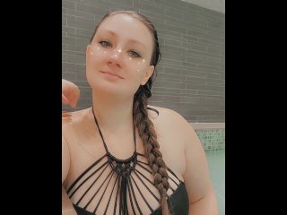 brunette, public masturbation, hot milf, solo girl
