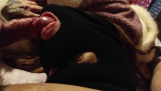 Mouthfucking My Friend's Balaclava And Making Fun Of Her Cocks To Send Me