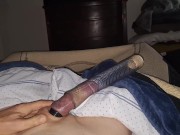 Preview 3 of The Roostercombs show, "Tight cock in pipe" awesome 🔥