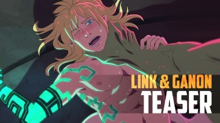 Gespietst door het vleeszwaard van de Demon King | Link & Ganon ANIMATIE (teaser)