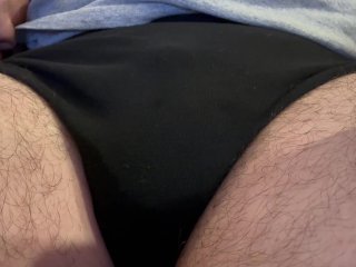 pissing, peeing, solo male, panty