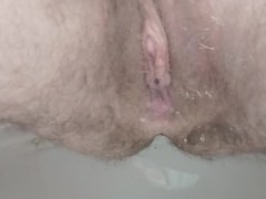 Pissing hard, trans guy
