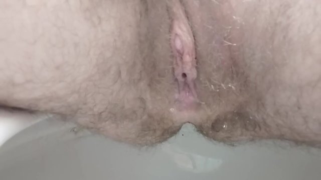 Pissing hard, trans guy