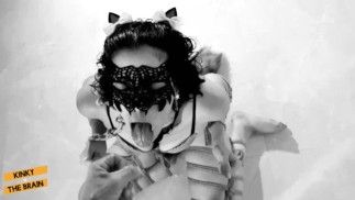 Horny Kitten sucking your cock