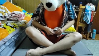 Оранжевый купальник часть 1