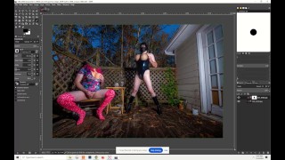 Creating a composite photo using GIMP